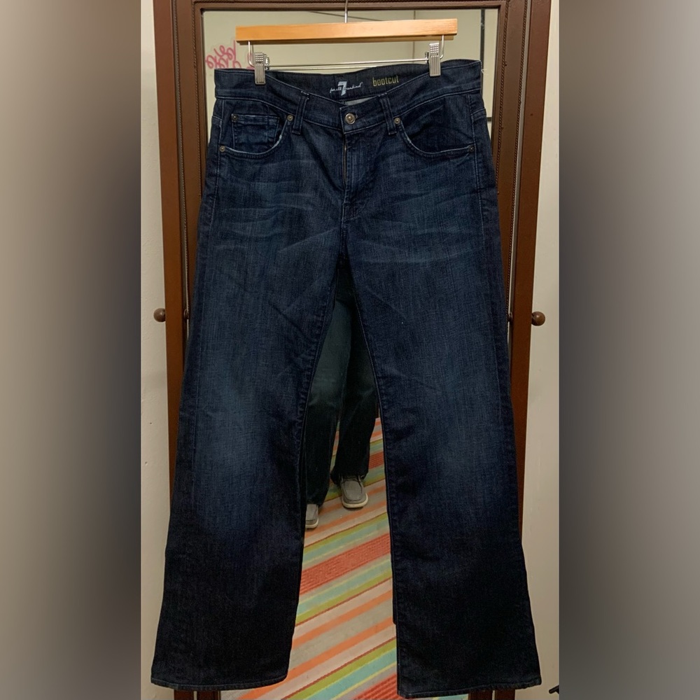 7 For All Mankind Dark Boot cut men’s jeans